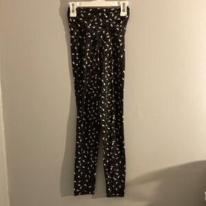Aerie Black and White Patterned Leggings